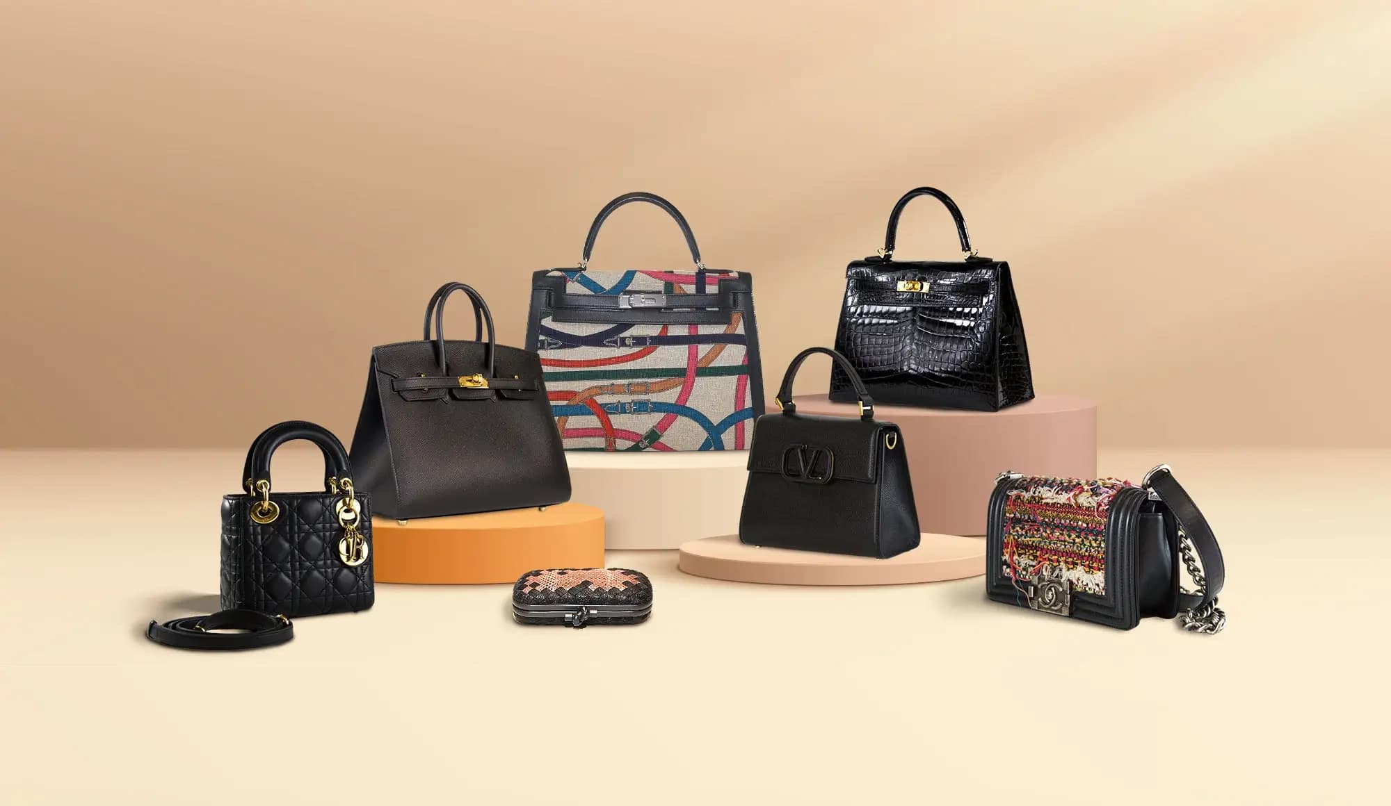 Luxury handbags and accessories